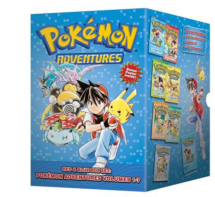 POKEMON ADVENTURES #1-7 RED & BLUE BOX