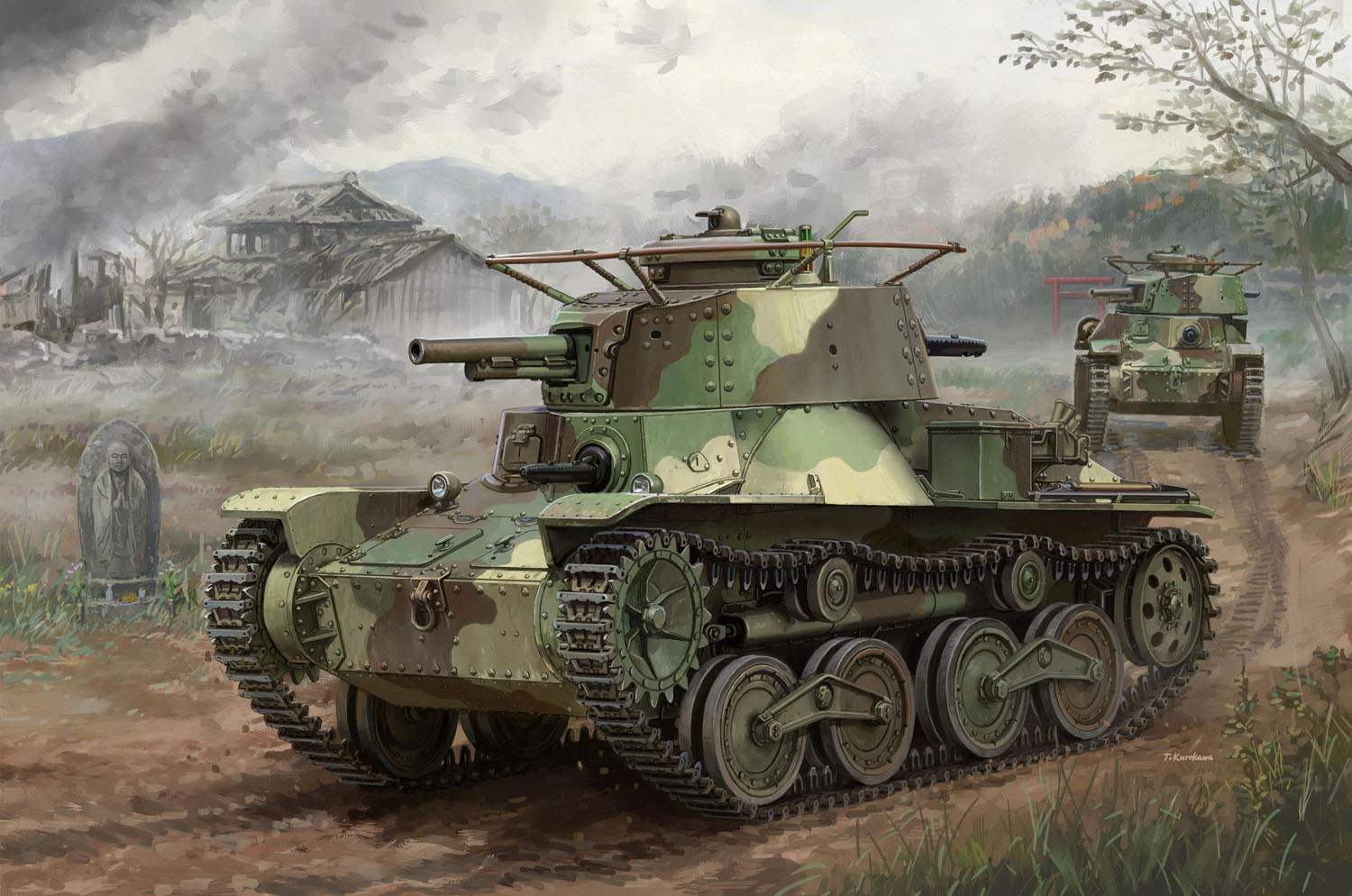 MONO 1/35 TANKS OF THE WORLD WW.II 日本陸軍 四式軽戦車 ケヌ 【MD012】 (プラモデル)
