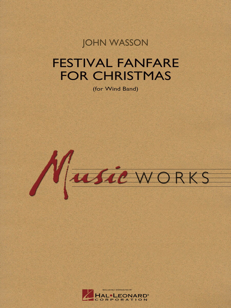 【輸入楽譜】ワッソン, John: クリスマスのためのフェスティバル・ファンファーレ: スコアとパート譜セット