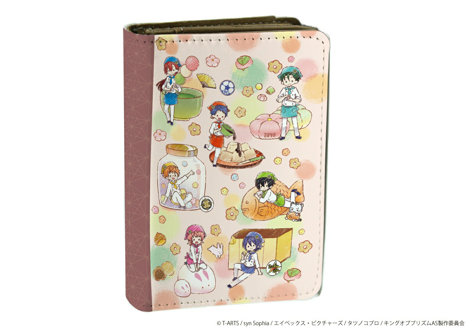 キャラケース「KING OF PRISM ALL STARS -プリズムショー☆ベストテンー」01/和菓子ver. ちりばめデザイン(グラフアート)【グッズ】