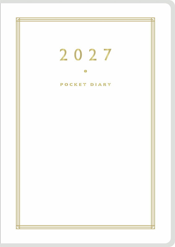 2027年 手帳 1月始まり No.8 ポケットダイアリー（1ページ1日タイプ） 高橋書店 A6判
