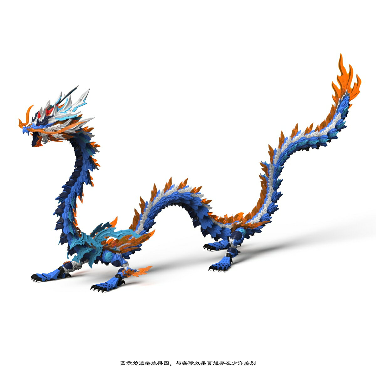 神型科技(SHENXING TECHNOLOGY) 真龍シリーズ プラスチックモデルキット ZL-0002 青龍王 【00093020089】 (プラモデル)