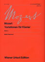 モーツァルト ピアノのための変奏曲集 2 （ウィーン原典版 9） W．A．モーツァルト