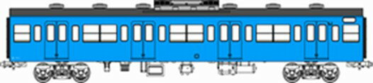 トラムウェイ 1/80 国鉄103系非ユニット窓 冷房車 青22号(サハ103) 【TW-103BC】 (鉄道模型 HOゲージ)