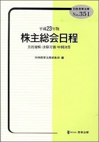 株主総会日程（平成8年版）