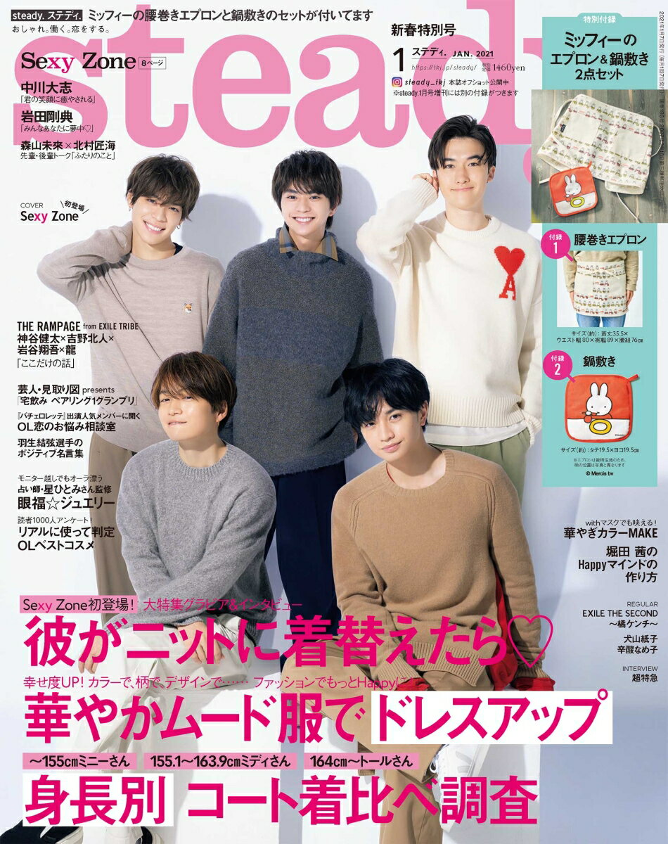 Steady. (ステディ) 2021年 01月号 [雑誌]