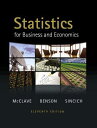 Statistics for Business and Economics With CDROM STATISTICS FOR BUSINE-11E W/CD James T. McClave