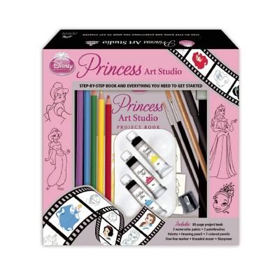 Disney Princess Art Studio [With Palette and Pens/Pencils and 2 Paintbrushes and Watercolor Paint an DISNEY PRINCESS ART STUDIO [ Thunder Bay Press ]
