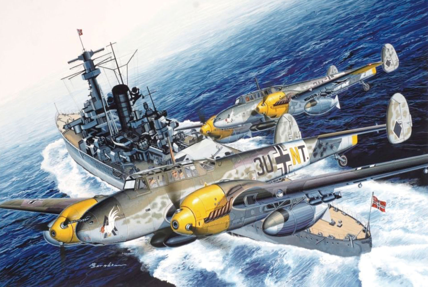 ドラゴン 1/32 WW.II ドイツ軍 Bf110D-3 【DR3206】 (プラモデル)