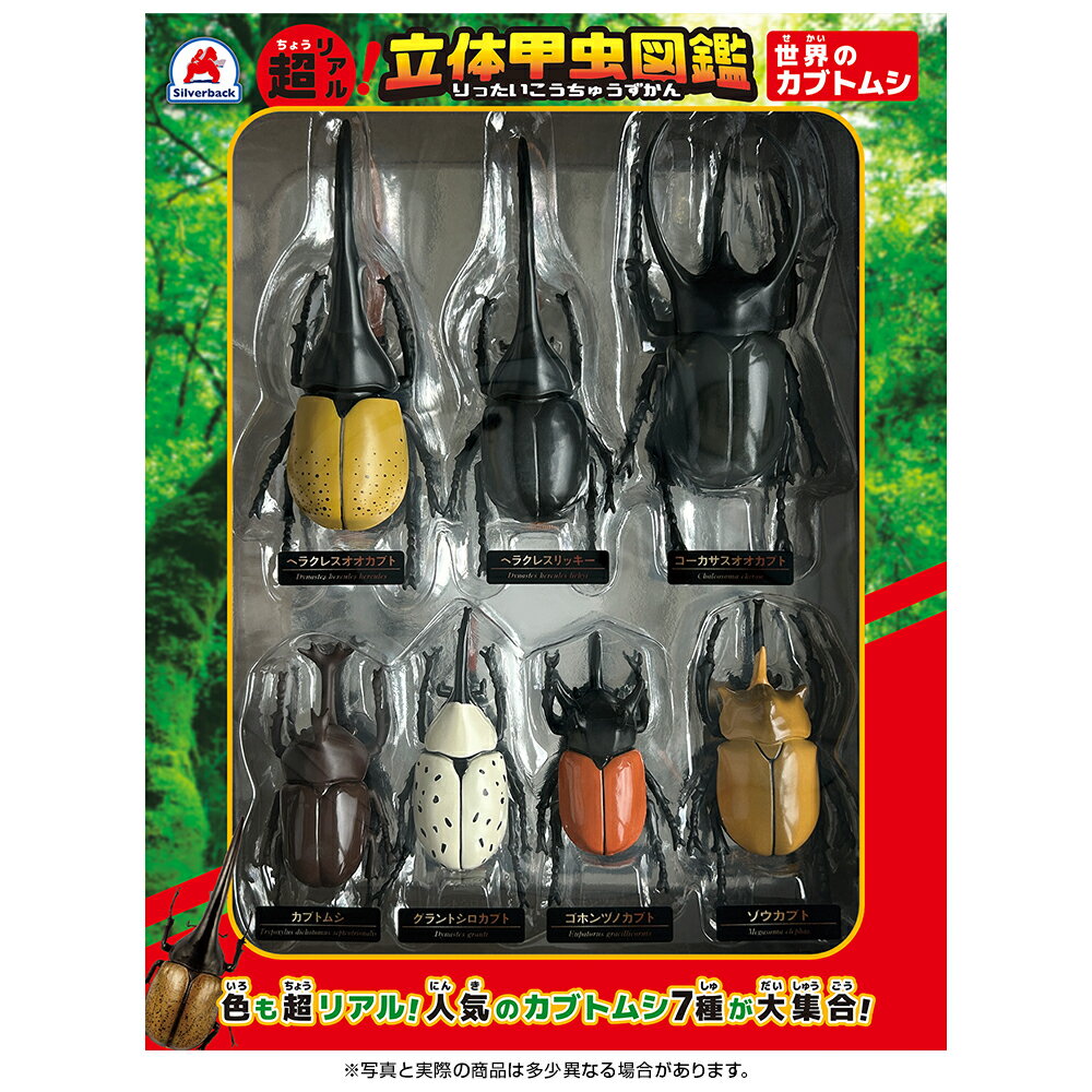 超リアル！立体甲虫図鑑 世界のカブトムシ