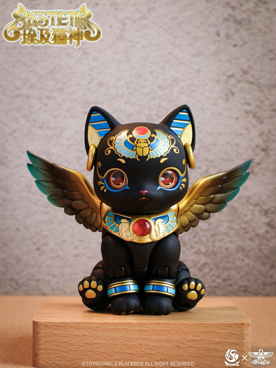 TOYSCOMIC×BLACKBOX Bastet(バステト)ノンスケール 可動フィギュア(ブラック) 【00032400121】 (フィギュア)