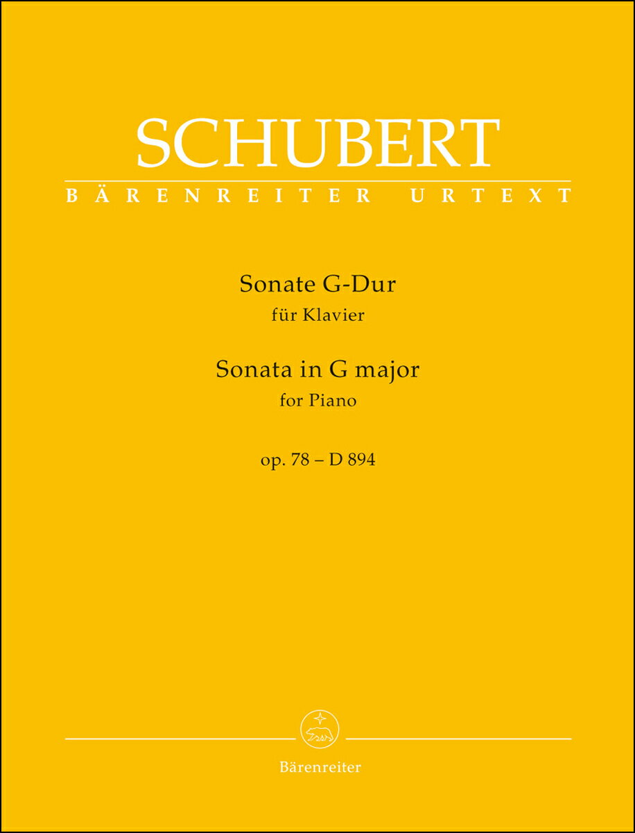 【輸入楽譜】シューベルト, Franz: ピアノ・ソナタ 第18番 ト長調 Op.78 「幻想」/原典版/Litschauer編 [ シューベルト, Franz ]
