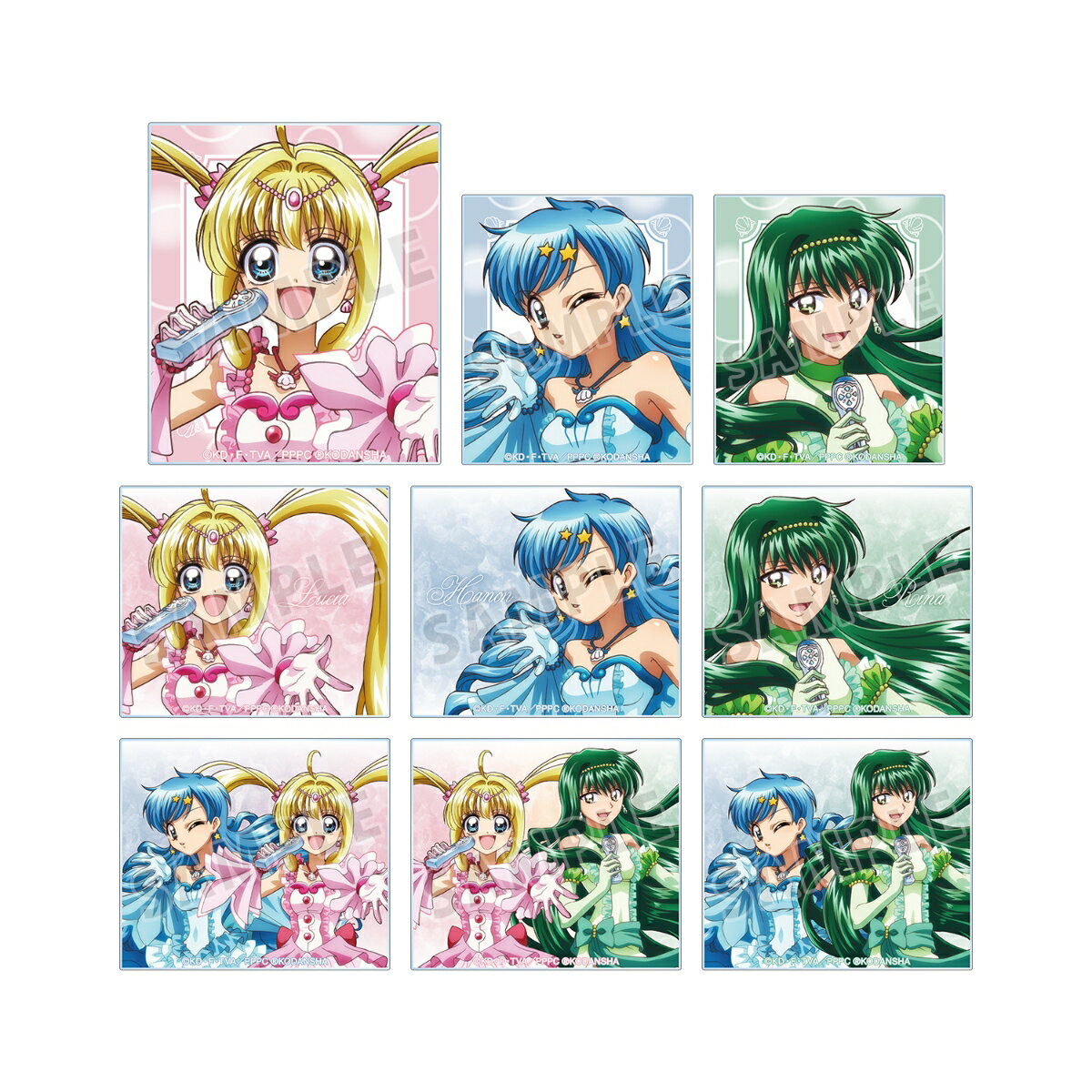 アニメ「ぴちぴちピッチ」描き下ろしイラスト 20th Anniversary ver. トレーディングアクリルカード(BOX＝9入)