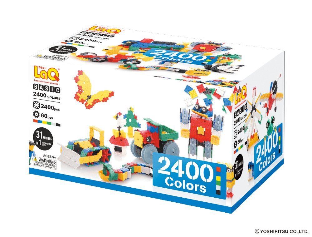 LaQ ベーシック 2400 カラーズ