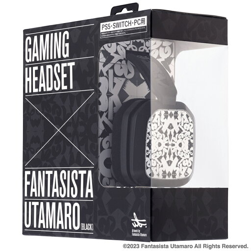 GAMING HEADSET × FANTASISTA UTAMARO BLACK GAMING HEADSET × FANTASISTA UTAMARO BLACK