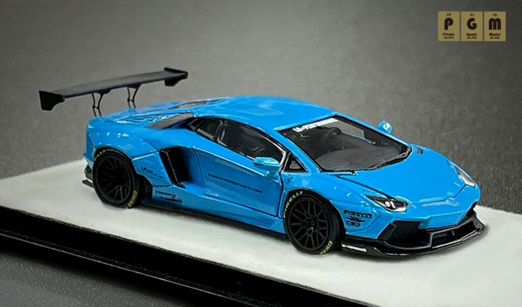 PGM LBWK LP700-4 BB Blue (1/64 Scale) 【PGM-640413-1】 (ミニカー)