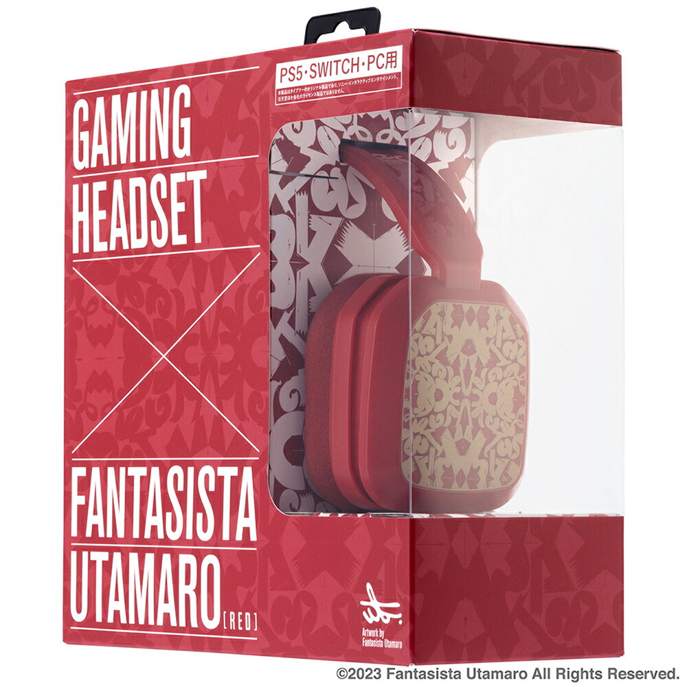 GAMING HEADSET × FANTASISTA UTAMARO RED