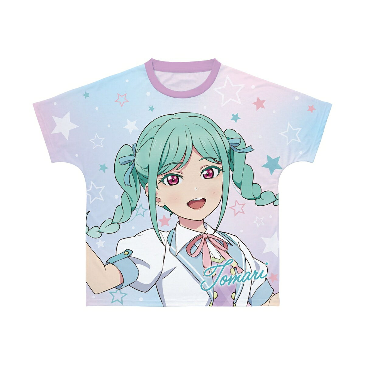 ラブライブ！スーパースター!!描き下ろし 鬼塚冬毬 MIRACLE NEW STORY ver. フルグラフィックTシャツユニセックス(サイズ/XL)