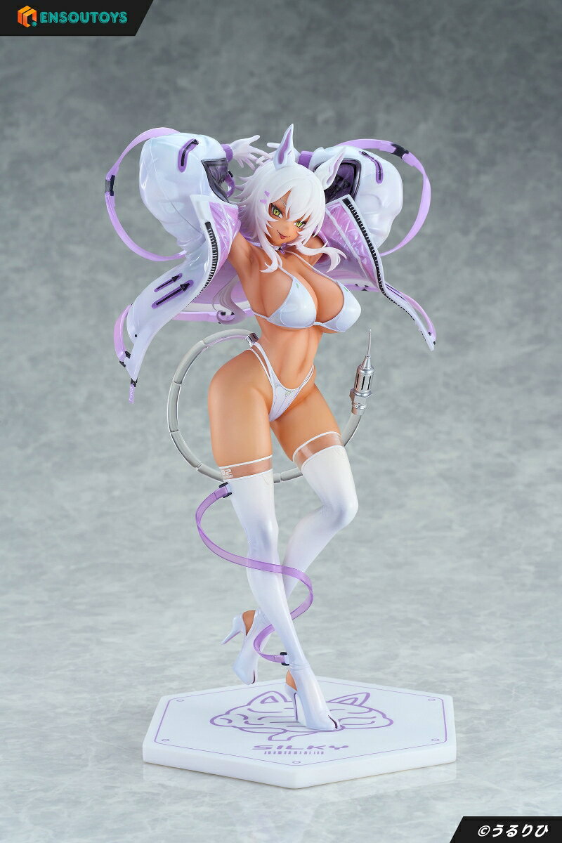 大人気イラストレーター「うるりひ」先生が描いたオリジナルキャラクター「サイバーペットーシルキー」が1/6スケールフィギュアとなって登場！

※画像は彩色サンプルです。
実際の商品とは異なる場合がございます。
※商品仕様、付属物、特典物の有無、付属方法などはメーカー都合により案内時の内容より予告なく変更になる場合がございます、予めご了承ください。

【付属品】
フィギュア本体、台座、差し替え用腕パーツ

&copy;うるりひ

・ホビー系商品についての諸注意
メーカー都合により発売の大幅な延期が発生する可能性がございます。
予約商品についてはメーカーから順次入荷次第の発送となります。メーカー公表の発売日とは異なる場合がございますのでご了承ください。【対象年齢】：【商品サイズ (cm)】(高さ）：28.5