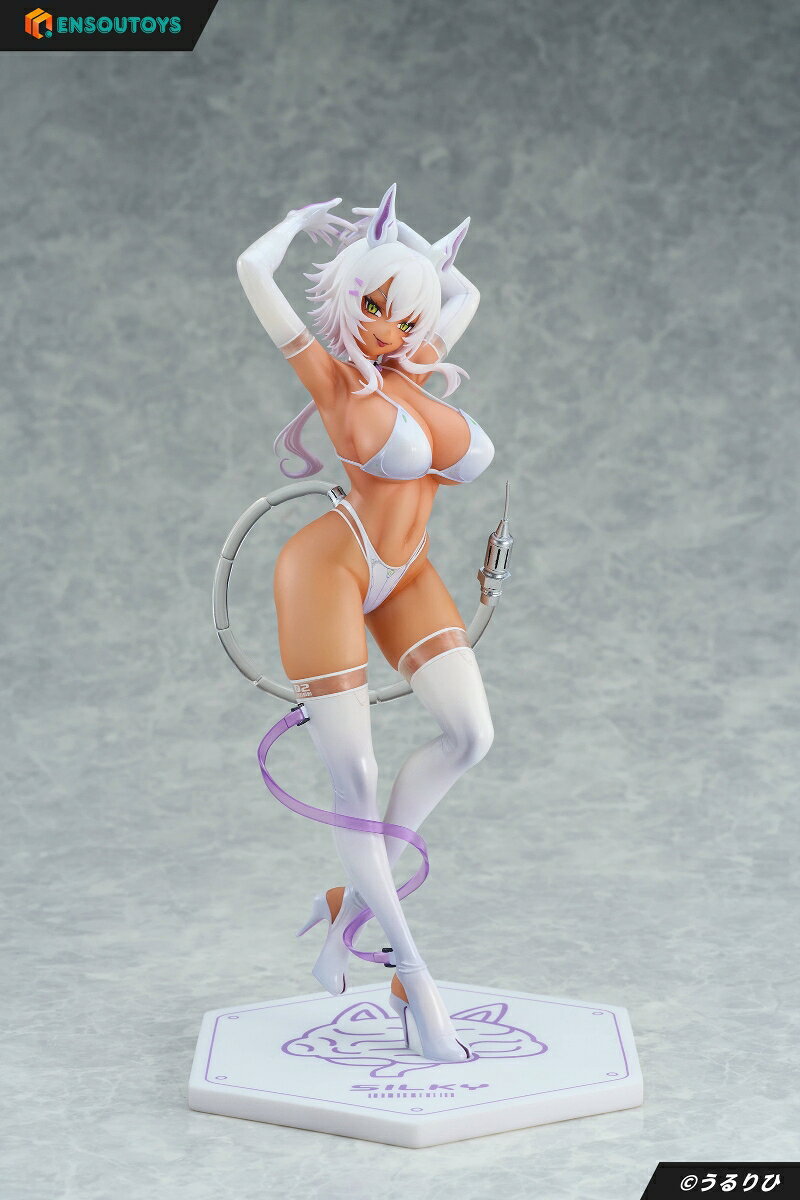 大人気イラストレーター「うるりひ」先生が描いたオリジナルキャラクター「サイバーペットーシルキー」の軽装版が1/6スケールフィギュアとなって登場！

※画像は彩色サンプルです。
実際の商品とは異なる場合がございます。
※商品仕様、付属物、特典物の有無、付属方法などはメーカー都合により案内時の内容より予告なく変更になる場合がございます、予めご了承ください。

【付属品】
フィギュア本体、台座

&copy;うるりひ

・ホビー系商品についての諸注意
メーカー都合により発売の大幅な延期が発生する可能性がございます。
予約商品についてはメーカーから順次入荷次第の発送となります。メーカー公表の発売日とは異なる場合がございますのでご了承ください。【対象年齢】：【商品サイズ (cm)】(高さ）：28.5