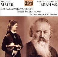 【輸入盤】Horn Trio, Violin Sonata, 3, : Darvarova(Vn) P.myers(Hr) Wagorn(P) +amanda Maier