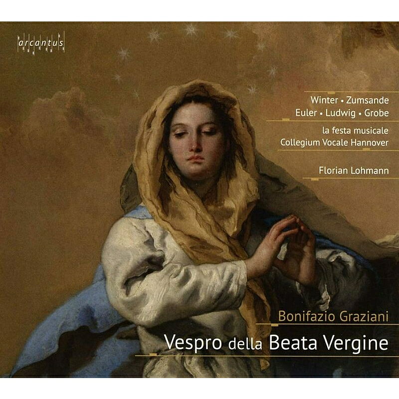 【輸入盤】『聖母マリアの夕べの祈り』 フローリアン・ローマン＆コレギウム・ヴォカーレ・ハノーファー、ラ・フェスタ・ムジカーレ