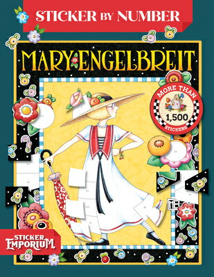 Sticker by Number Mary Engelbreit: Sticker Emporium STICKERS-STICKER BY NUMBER MAR （Sticker Emporium） 