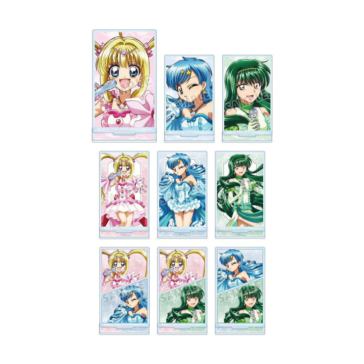 アニメ「ぴちぴちピッチ」描き下ろしイラスト 20th Anniversary ver. トレーディングアクリルスタンド(BOX＝9入)