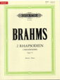【輸入楽譜】ブラームス, Johannes: 2つのラプソディ Op.79/原典版 ブラームス, Johannes