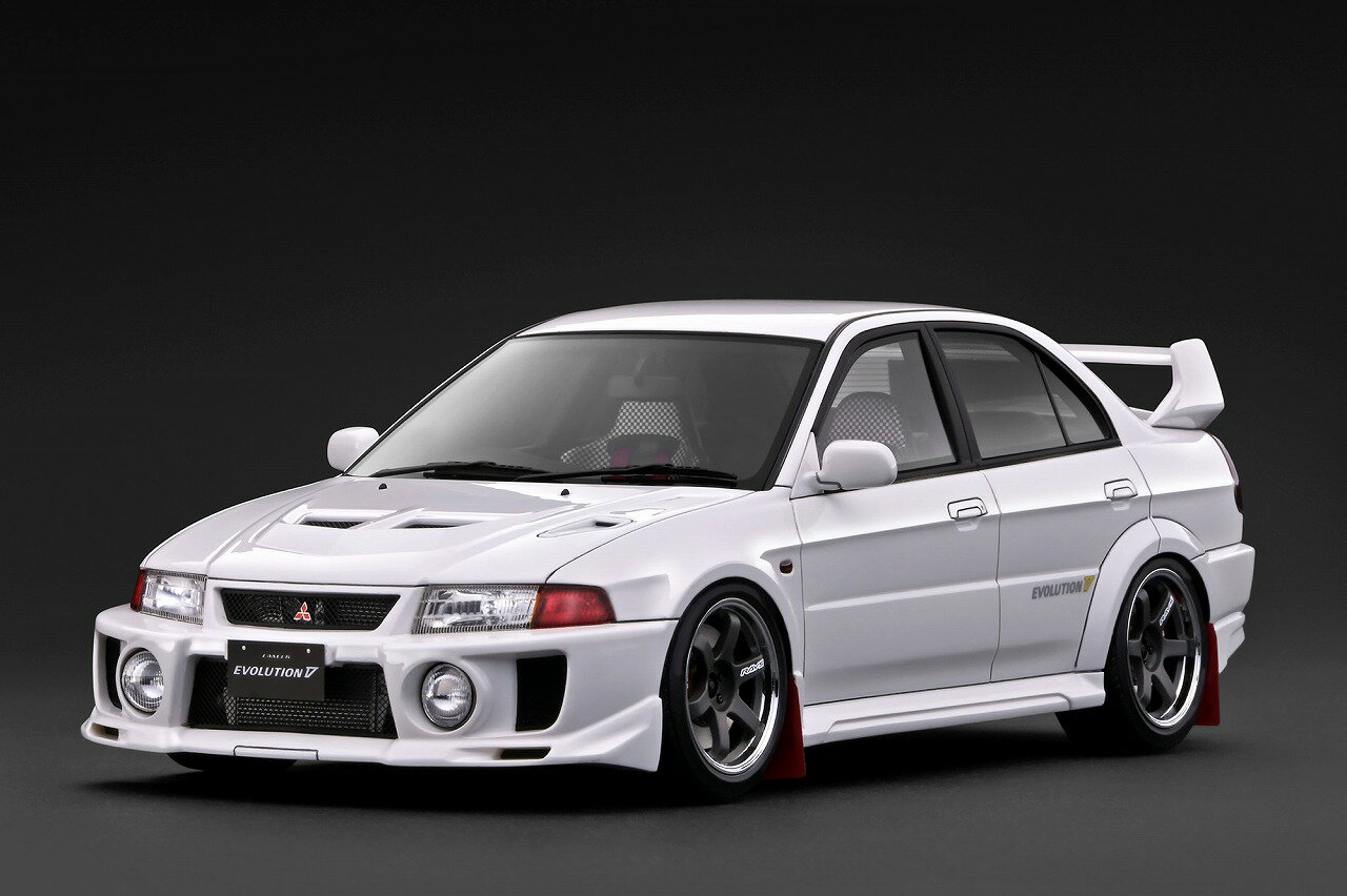 ignition model Mitsubishi LANCER EVOLUTION V (CP9A) White（1/18 Scale) 【IG4017】 (ミニカー)