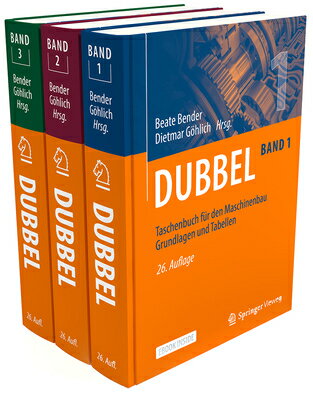 Dubbel Taschenbuch Fr Den Maschinenbau Set 1-3 GER-DUBBEL TASCHENBUCH FUR DEN [ Beate Bender ]