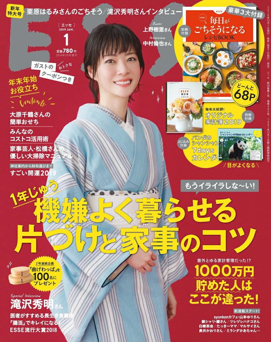 増刊 ESSE (エッセ)新年特大号 2019年 01月号 [雑誌]