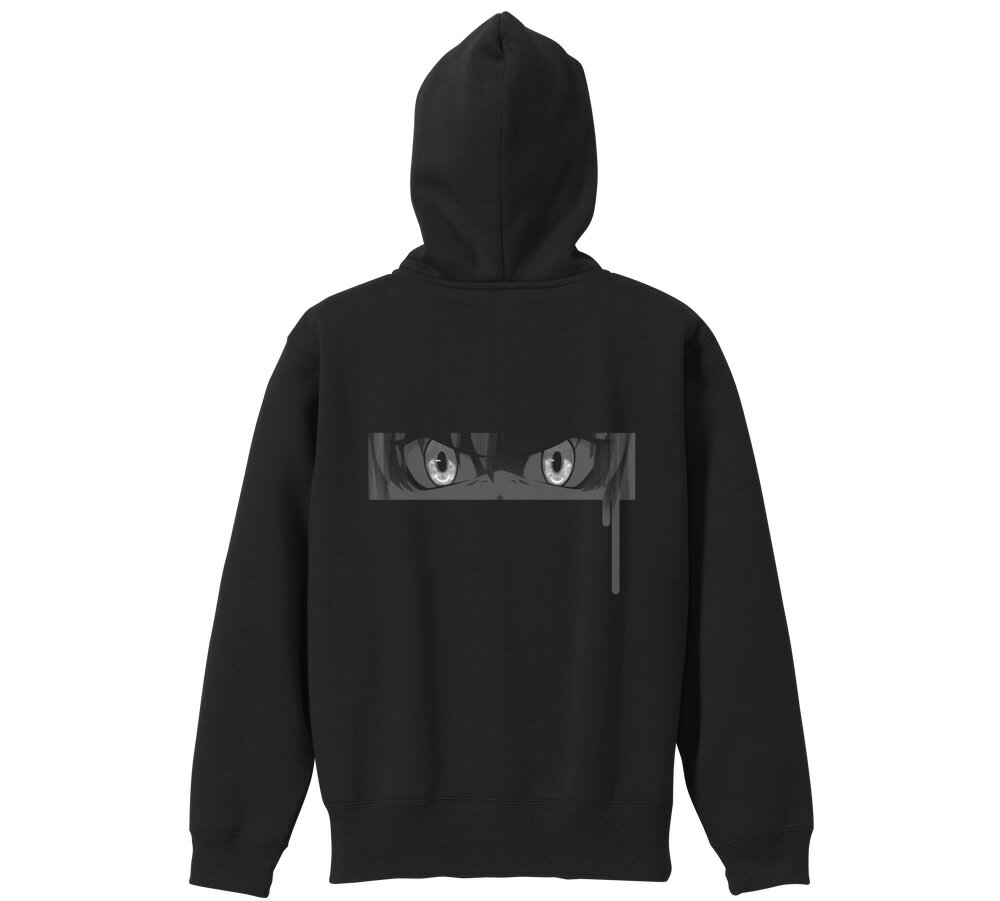 ひぐらしのなく頃に 卒 レナの「嘘だッ!!!」 ジップパーカー/BLACK-M