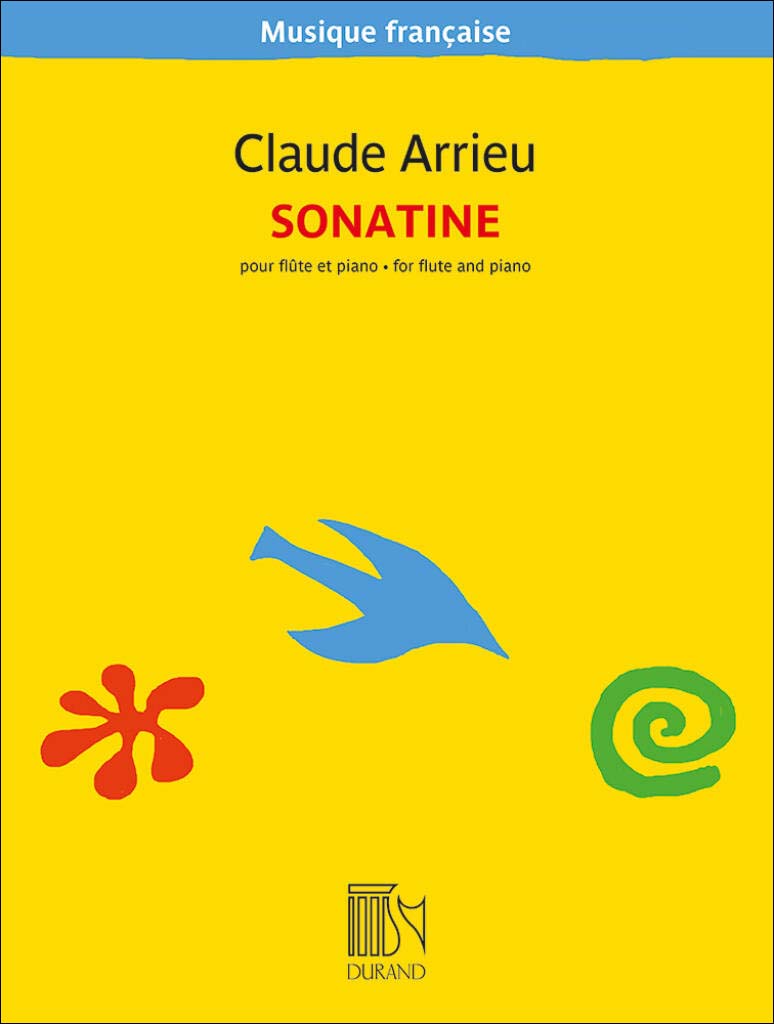 【輸入楽譜】アリュー, Claude: フルートとピアノのためのソナチネ
