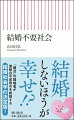 なんのための結婚か？決定的な社会の矛盾がこの問いで明らかにー。好きな相手が経済的にふさわしいとは限らない、経済的にふさわしい相手を好きになるとも限らない、しかも結婚は個人の自由とされながら、社会は人々の結婚・出産を必要としている…。これらの矛盾が別々に追求されるとき、結婚は困難になると同時に、不要になるのである。平成を総括し、令和を予見する、結婚社会学の決定版！