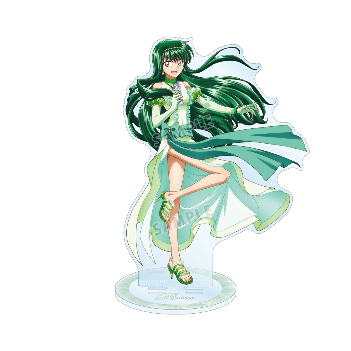 アニメ「ぴちぴちピッチ」描き下ろしイラスト 洞院 リナ 20th Anniversary ver. 特大アクリルスタンド