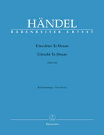 【輸入楽譜】ヘンデル, Georg Friedrich: ユトレヒト・テ・デウム HWV 278(英語)/原典版/Hendrie編