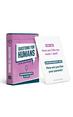 Questions for Humans: Grandparents & Kids - 52 Conversation Starters to Spark Stories, Laughter, and FLSH CARD-QUES FOR HUMANS GRAN [ John Delony ]