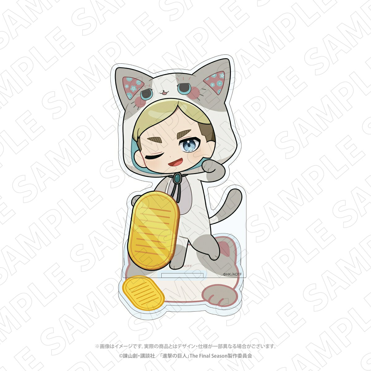 進撃の巨人 ＜招き猫＞ BIGアクリルスタンド（エルヴィン）