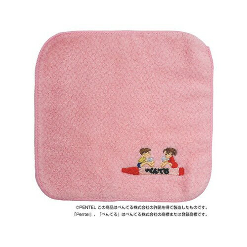 OldResta今治産タオルハンカチ ミニ ぺんてるくれよん