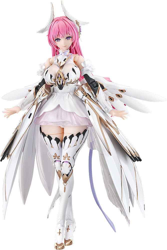人気スマホゲーム『勝利の女神：NIKKE』より、「ドロシー」がHyper Bodyとなって登場！

交換用表情パーツには「微笑み顔」「怒り顔」「泣き顔」「嘲る顔」の4種類をご用意。
さらに「アングレイトフル・オズ（武器）」「機械翼パーツ」など、多彩なオプションパーツがセットに含まれています。

優雅で美しい「ドロシー」を、ぜひ指揮官の元にお迎えください！

※掲載の写真はサンプル品を撮影しています。
実際の商品とは一部仕様等異なる場合があります。
※商品の塗装は彩色工程が手作業になるため、商品個々に多少の差異があります。
予めご了承ください。
※台座や支柱は試作品です。
実際の商品とは異なる場合がございます。

【付属品】
専用台座

&copy;SHIFT UP CORP.

・ホビー系商品についての諸注意
メーカー都合により発売の大幅な延期が発生する可能性がございます。
予約商品についてはメーカーから順次入荷次第の発送となります。メーカー公表の発売日とは異なる場合がございますのでご了承ください。【対象年齢】：【商品サイズ (cm)】(高さ）：15