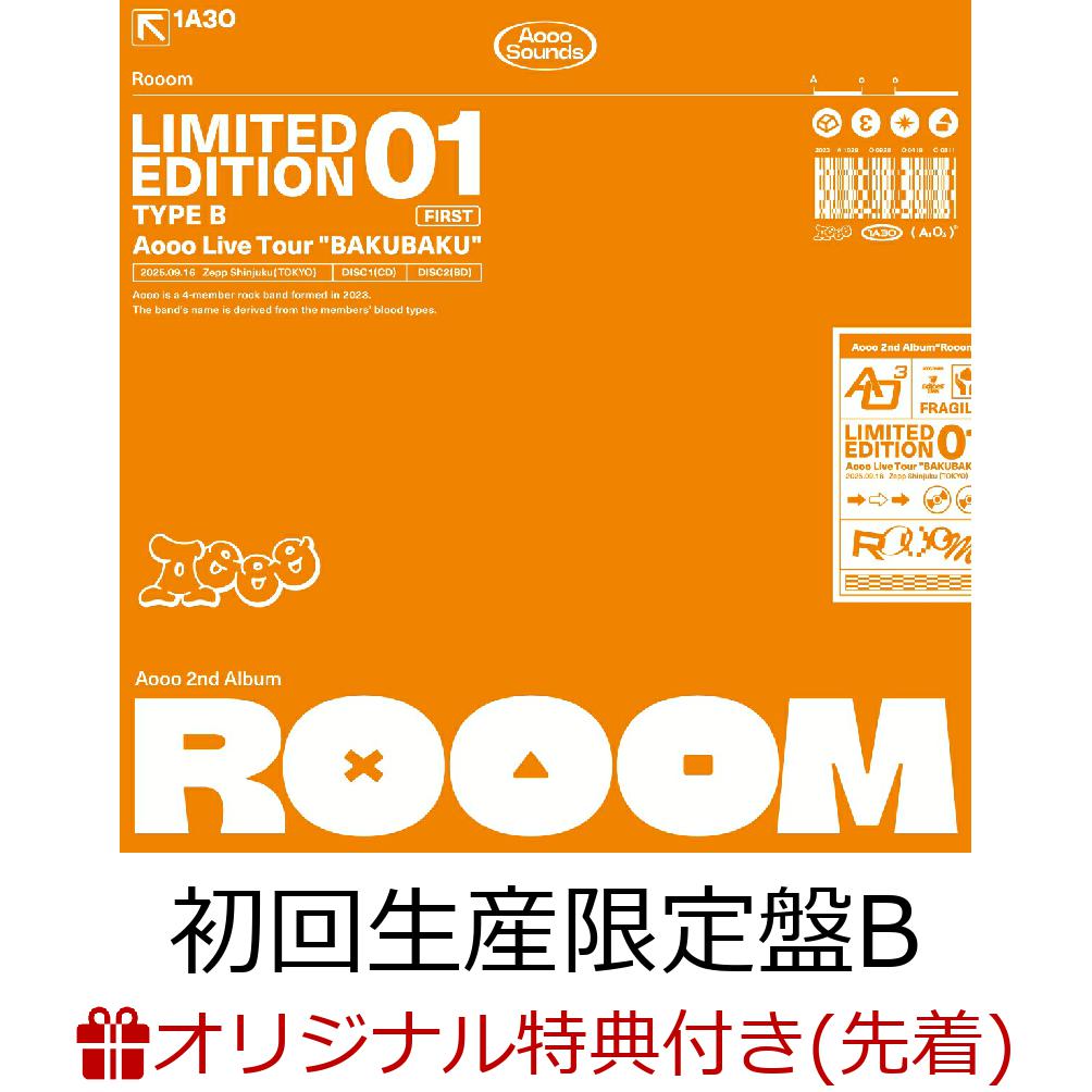 【楽天ブックス限定先着特典】Rooom (初回生産限定盤B CD＋Blu-ray)(オリジナルクリアポーチ)