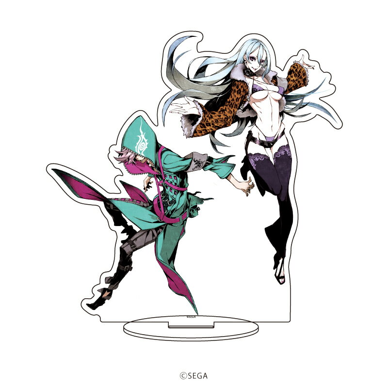 キャラアクリルフィギュア「セブンスドラゴン2020」04/サイキック(女)&サイキック(男)(公式イラスト)【グッズ】