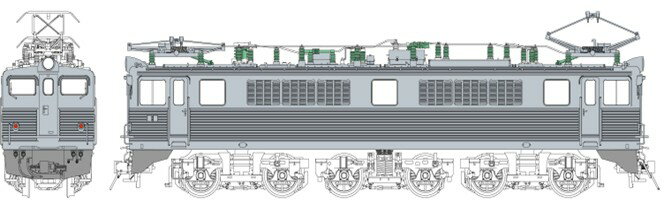 トラムウェイ 国鉄EF30(2-17)動力付 【TW-EF30AM】 (鉄道模型)