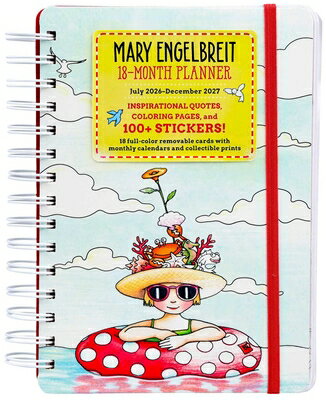 Mary Engelbreit 18-Month Coloring Planner: July 2026-December 2027