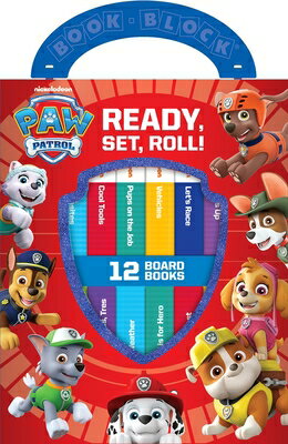 Nickelodeon Paw Patrol: Ready, Set, Roll! 12 Board Books NICKELODEON PAW PATROL RE-12CY [ Pi Kids ]