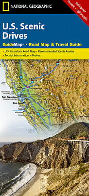 U.S. Scenic Drives Map MAP-US SCENIC DRIVES MAP 2022/ （National Geographic Guide Map） [ National Geographic Maps ]