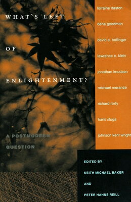 This volume is an original and stimulating contribution to modern intellectual history and to the history of philosophy. The scholarship is superb but not in the usual sense. It is superb because it is so reflective, self-critical, and sometimes polemical and partisan. Its authors are senior scholars in philosophy, intellectual history, and cultural studies who address large questions in their fields." --Gary Kates, Trinity University
"This remarkable book reexamines the intellectual history of 18th-century France and Germany in order to bring to light a richer, more nuanced view of this pivotal period in European intellectual history. . . . Every essay in this collection is of great intellectual rigor and constitutes a serious contribution to the enduring question, "What is Enlightenment?." . . . Although essays dealing with postmodernism tend to be arcane or incomprehensible, the essays in this book are difficult, challenging, and wonderfully readable."--Choice