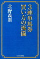 ３連単は「予想」より、「馬券の買い方」に検討時間を割くべきである。