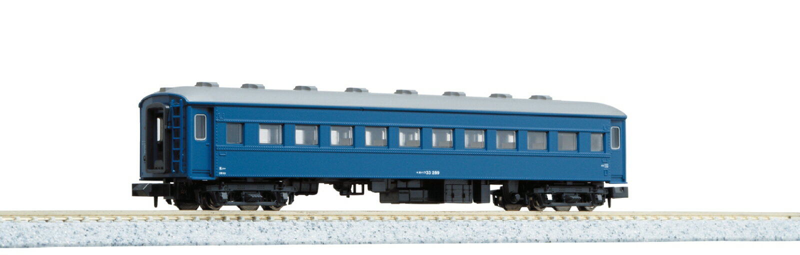 オハフ33 ブルー 一般形 【1248432】 (鉄道模型 Nゲージ)